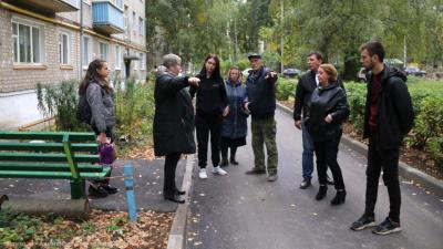 В Рязани комиссия приняла после ремонта двор на улице Дачной