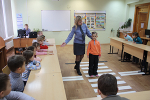 Рязанские дошколята подружились с дорогой