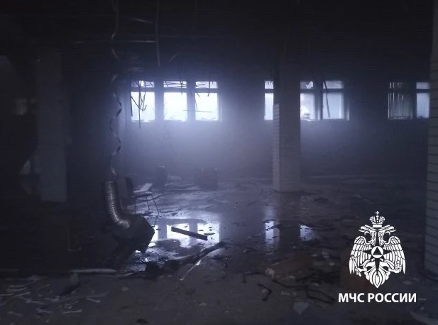 Появились подробности пожара в здании бывшего «Детского мира» на Соборной в Рязани