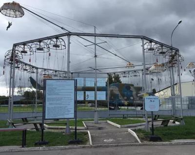 В Рязанском училище ВДВ построили новые тренажёры