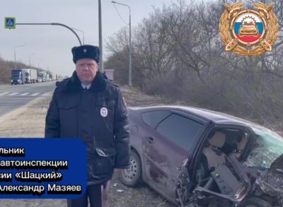 В Сасовском районе погиб водитель Lada Priora, столкнувшийся с Lada Granta