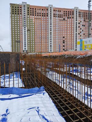 На улице Быстрецкой в Рязани строят новый жилой дом