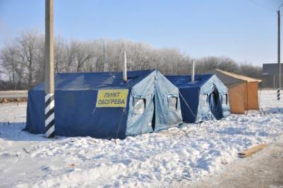 На рязанских участках федеральных трасс развёрнуты три пункта обогрева