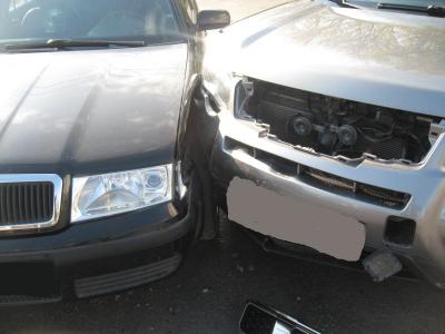 В Рязани не разъехались Sкоdа Oстаviа и Nissan X-trail