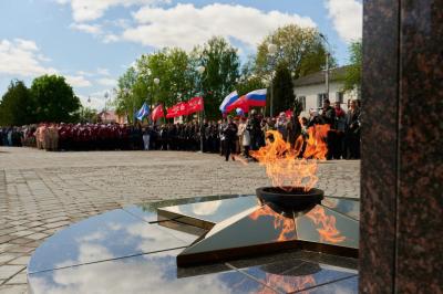 В Шилово зажгли Вечный огонь