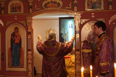 Рязанский митрополит освятил Екатерининский храм в Михайлове