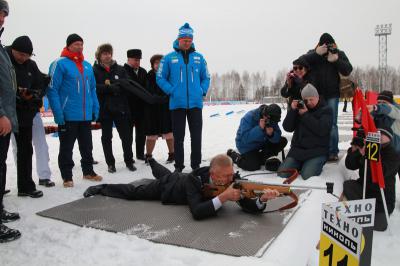 Под Рязанью торжественно открыли первый биатлонный комплекс