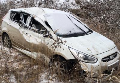 Под Спасском иномарка перевернулась в кювет, пострадал ребёнок