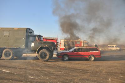 Рязанские спасатели ликвидировали условное ДТП