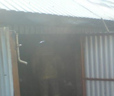 Близ Рыбного огонь повредил оборудование в кирпичном здании