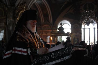Рязанский архиепископ возглавил Великое повечерие