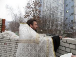 В центре профориентации УВД совершён чин закладки камня строящегося храма