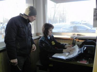 На Дягилевском посту взыскали штрафы с водителей-должников