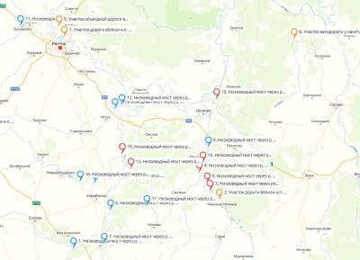 Активирована онлайн-карта подтоплений в Рязанской области