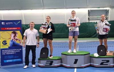 Рязанская теннисистка оформила дубль Всероссийского турнира на Сахалине