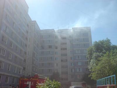 При пожаре в Рязани пострадал человек