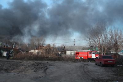 В Рязани горят склады «Апельсина»