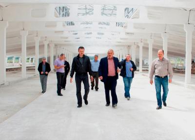 Дмитрий Андреев посетил строящийся в Рыбновском районе молочный комплекс