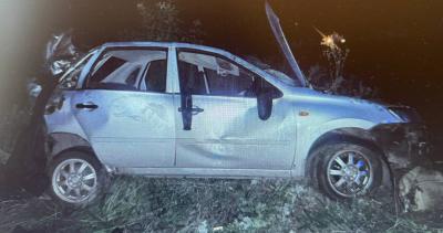 Под Скопином Lada Granta слетела в кювет, погиб пассажир