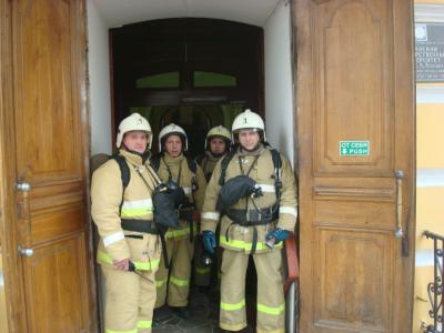 В РГУ отрепетировали пожар