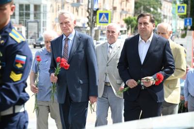 В день памяти и скорби Рязань посетили ветераны федеральных силовых структур