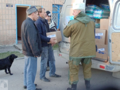 Сараевские казаки помогают луганским детям