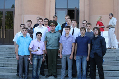 Выпускники военной кафедры Рязанского радиоуниверситета получили погоны