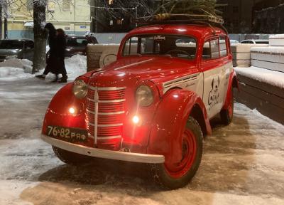 В Рязань прибыл «Москвич 400» 1953 года выпуска