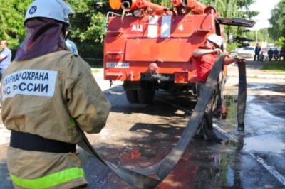 В Рязани сгорела дача