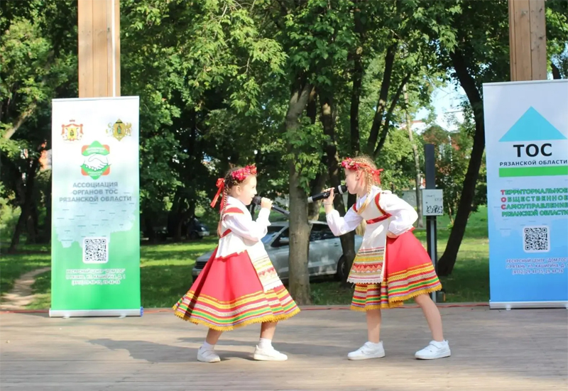 Во дворах Рязани продолжаются летние праздники