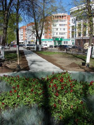 В Рязани открыли сквер Победы