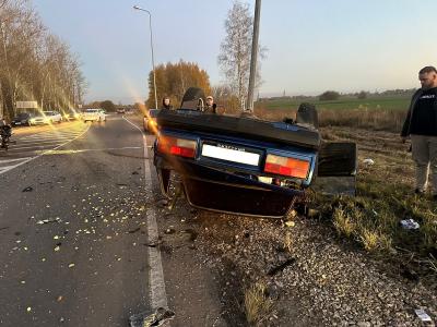 Под Ряжском столкнулись ВАЗ-2107 и Chery, пострадали оба водителя