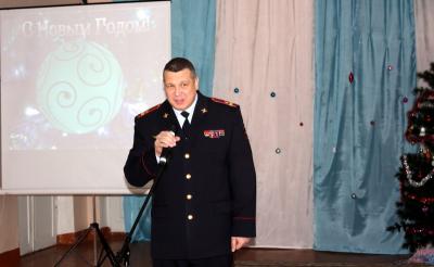 Полицейский Дед Мороз побывал у рязанских школьников