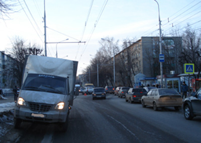 В Рязани грузовая «Газель» наехала на пешехода