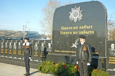 В Ряжске открыли «Аллею Героев»