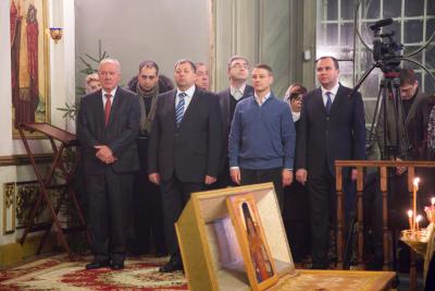 Высокопоставленные лица Рязанской области помолились в праздничную ночь