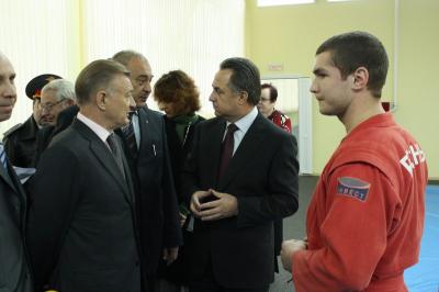 Виталий Мутко ознакомился с работой ФСК «Звезда» в городе Рыбное