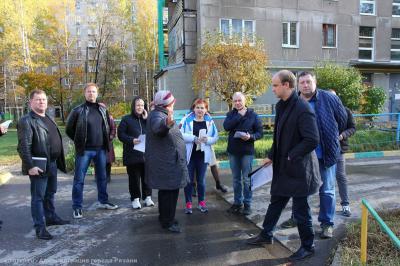 Елена Сорокина осмотрела ряд рязанских дворов