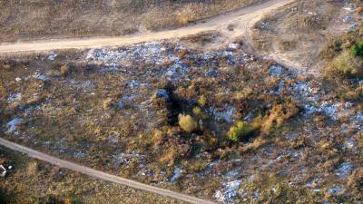 У села Коростово Рязанского района растёт свалка мусора