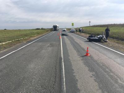 Мотоциклист погиб в ДТП в Рязанской области