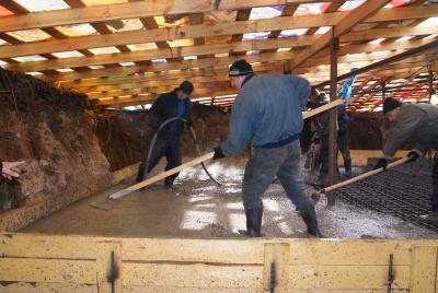 В Рязани залили фундамент на месте будущего храма в афонском стиле