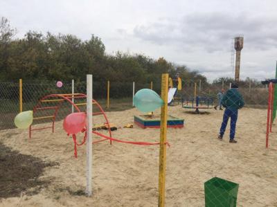 Под Рязанью открыли новую детскую площадку