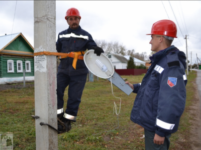 Освещение в Пителино выходит на новый уровень