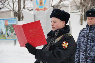 В Рязани молодые сотрудники Росгвардии присягнули на верность стране