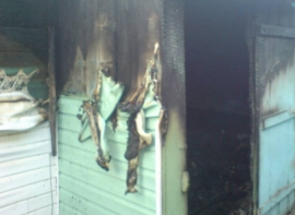 В Рязанской области воспламенились дом и автомобиль