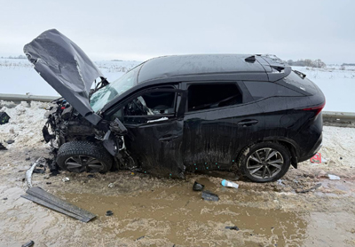 В массовом ДТП под Михайловом пострадали два человека