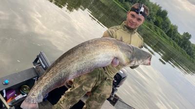 Сасовец добыл на Оке огромного сома