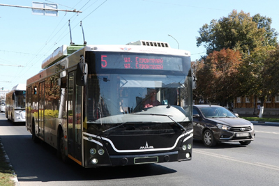 В Рязани временно изменилась схема движения троллейбусов №5 и №12