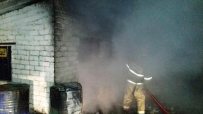 В Кораблинском районе погорел склад ГСМ