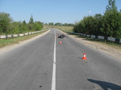 В Пронском районе при падении скутера пострадала девочка